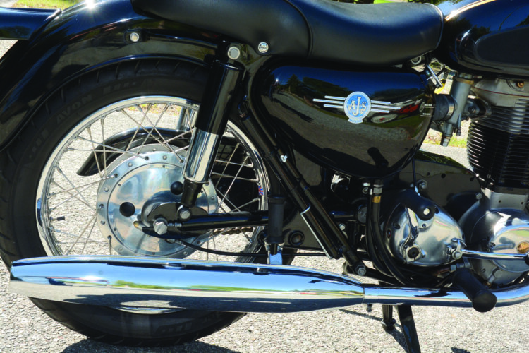 AJS 16MC 350 Classic British Motorcycle AJS 16MC 350 Classic British Motorcycle